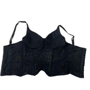 Black corset top